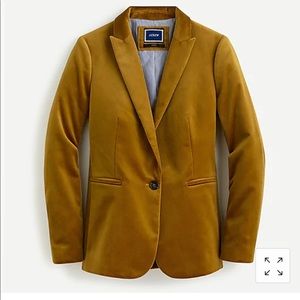 Parke blazer in velvet by J.Crew